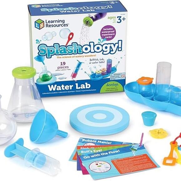 Learning Resources Splashology! Water Lab Science Kit, STEM Playtime New in Box - Picture 4 of 5